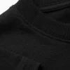 Black regular fit t-shirt men's casual look with geometric star backdrop