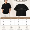 Black regular fit t-shirt men's casual look with geometric star backdrop